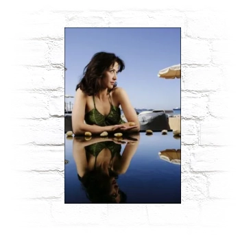 Sophie Marceau Metal Wall Art