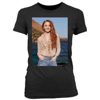 Sophie Turner Women's Junior Cut Crewneck T-Shirt