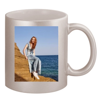 Sophie Turner 11oz Metallic Silver Mug