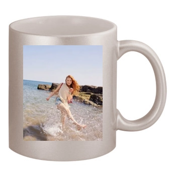 Sophie Turner 11oz Metallic Silver Mug