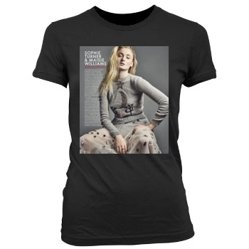 Sophie Turner Women's Junior Cut Crewneck T-Shirt