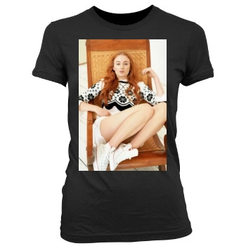 Sophie Turner Women's Junior Cut Crewneck T-Shirt