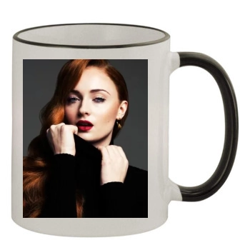 Sophie Turner 11oz Colored Rim & Handle Mug