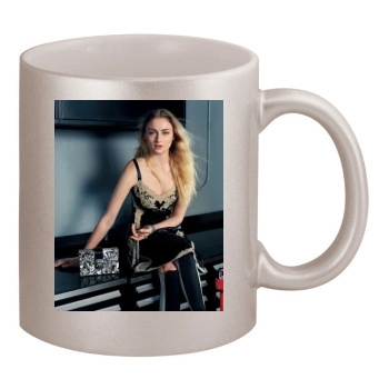 Sophie Turner 11oz Metallic Silver Mug