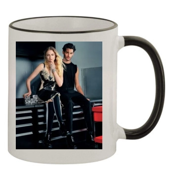 Sophie Turner 11oz Colored Rim & Handle Mug