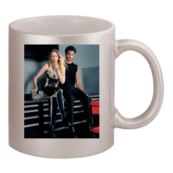 Sophie Turner 11oz Metallic Silver Mug