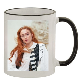 Sophie Turner 11oz Colored Rim & Handle Mug