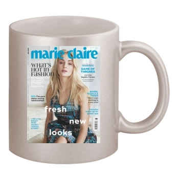 Sophie Turner 11oz Metallic Silver Mug