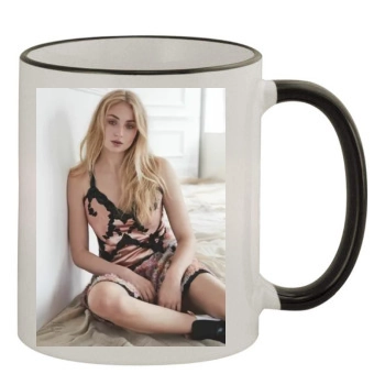 Sophie Turner 11oz Colored Rim & Handle Mug