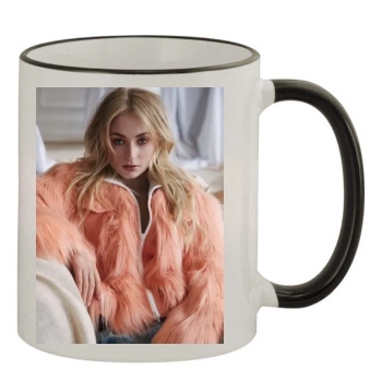 Sophie Turner 11oz Colored Rim & Handle Mug