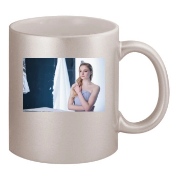 Sophie Turner 11oz Metallic Silver Mug