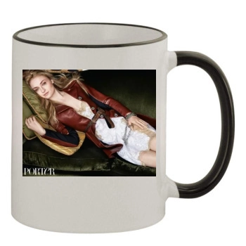 Sophie Turner 11oz Colored Rim & Handle Mug