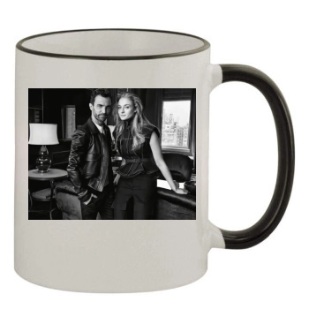 Sophie Turner 11oz Colored Rim & Handle Mug