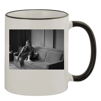 Sophie Turner 11oz Colored Rim & Handle Mug