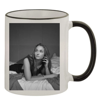 Sophie Turner 11oz Colored Rim & Handle Mug