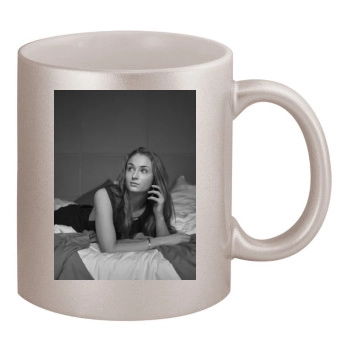 Sophie Turner 11oz Metallic Silver Mug