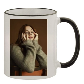 Sophie Turner 11oz Colored Rim & Handle Mug