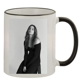 Sophie Turner 11oz Colored Rim & Handle Mug