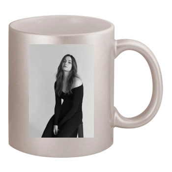 Sophie Turner 11oz Metallic Silver Mug