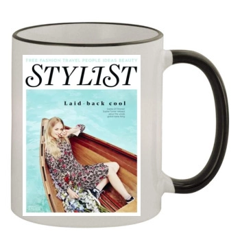 Sophie Turner 11oz Colored Rim & Handle Mug