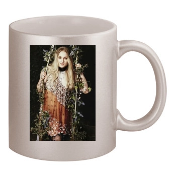 Sophie Turner 11oz Metallic Silver Mug