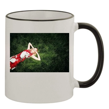 Sophie Turner 11oz Colored Rim & Handle Mug