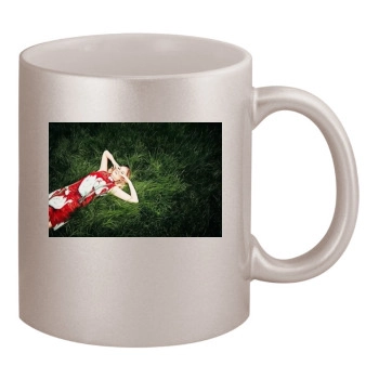 Sophie Turner 11oz Metallic Silver Mug