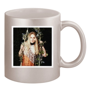 Sophie Turner 11oz Metallic Silver Mug