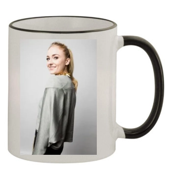 Sophie Turner 11oz Colored Rim & Handle Mug