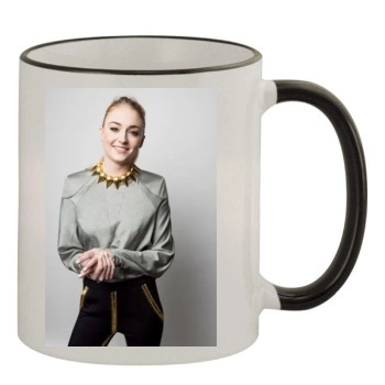 Sophie Turner 11oz Colored Rim & Handle Mug