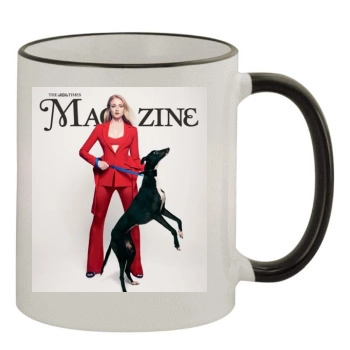 Sophie Turner 11oz Colored Rim & Handle Mug