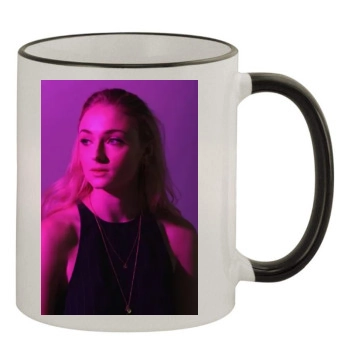 Sophie Turner 11oz Colored Rim & Handle Mug