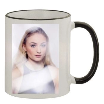 Sophie Turner 11oz Colored Rim & Handle Mug