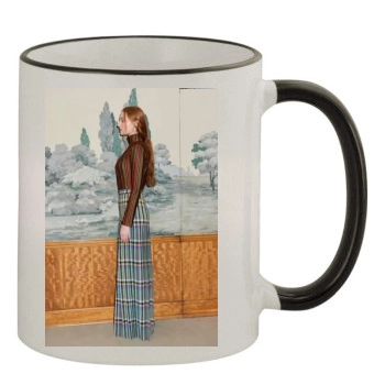 Sophie Turner 11oz Colored Rim & Handle Mug