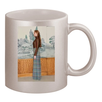 Sophie Turner 11oz Metallic Silver Mug