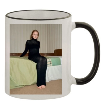 Sophie Turner 11oz Colored Rim & Handle Mug