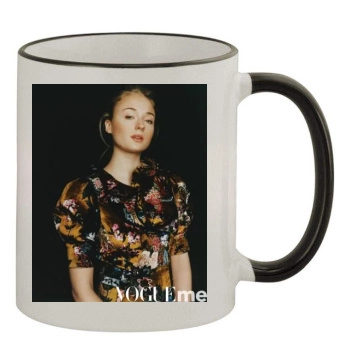 Sophie Turner 11oz Colored Rim & Handle Mug