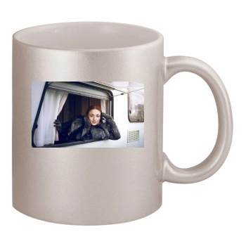 Sophie Turner 11oz Metallic Silver Mug