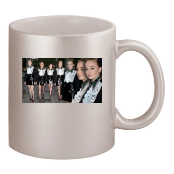 Sophie Turner 11oz Metallic Silver Mug