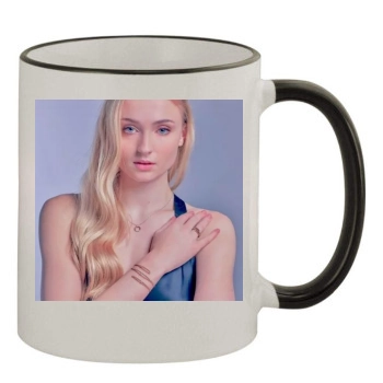 Sophie Turner 11oz Colored Rim & Handle Mug