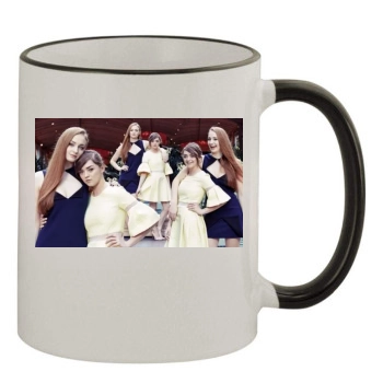 Sophie Turner 11oz Colored Rim & Handle Mug