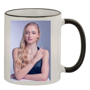 Sophie Turner 11oz Colored Rim & Handle Mug