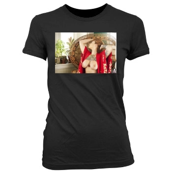 Buellher Women's Junior Cut Crewneck T-Shirt