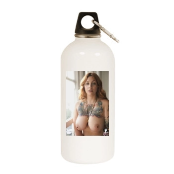 Buellher White Water Bottle With Carabiner