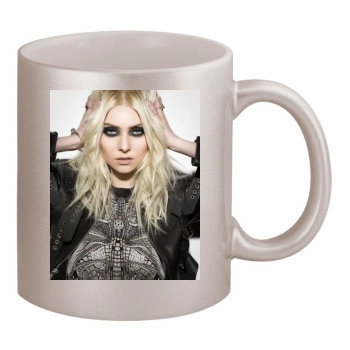 Taylor Momsen 11oz Metallic Silver Mug