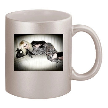 Taylor Momsen 11oz Metallic Silver Mug