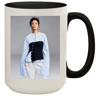 Thandie Newton 15oz Colored Inner & Handle Mug