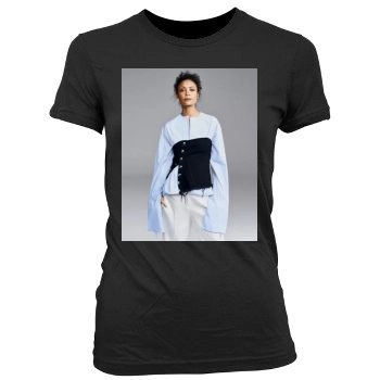 Thandie Newton Women's Junior Cut Crewneck T-Shirt