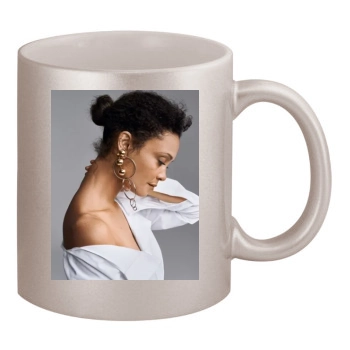 Thandie Newton 11oz Metallic Silver Mug