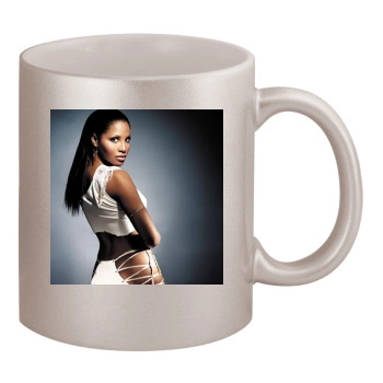 Toni Braxton 11oz Metallic Silver Mug